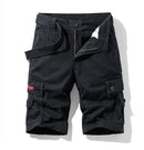 2025 New Summer men's fashionable multi pocket workwear shorts thin casual and fashionable denim multi pocket shorts - FlyStore