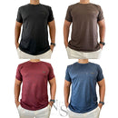 4 Camisetas Masculinas Malha Fria Kit Dry Fit Camisa Treino Academia - FlyStore