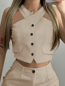 Vest and Shorts Set for Women