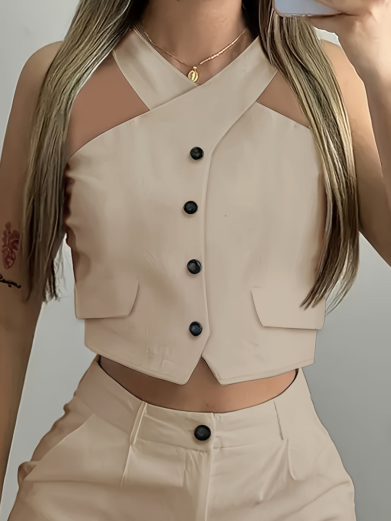 Vest and Shorts Set for Women