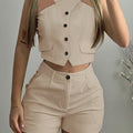 Vest and Shorts Set for Women