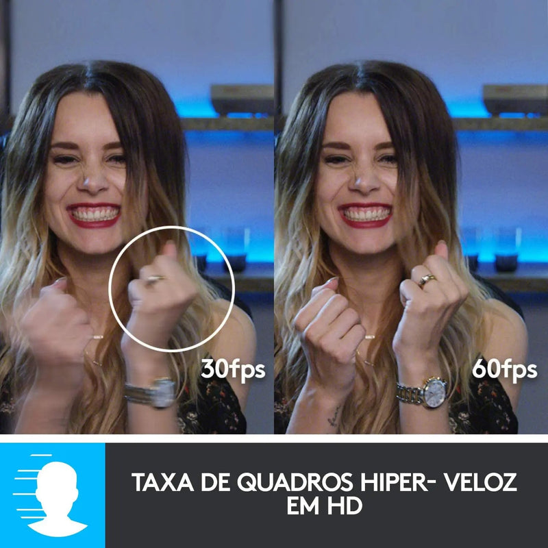 Original Logitech C922 Pro Stream Webcam 1080P Camera for HD Video Streaming & Recording 720P at 60Fps with Tripod Included - FlyStore