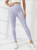 Sports Pants With Sexy Lines Lifting Buttocks Sports Tight Pants Women's High Waisted Elastic Fitness Pants Running Yoga Pants - FlyStore