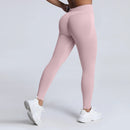 VEQKING Scrunch Butt Women Yoga Pants Seamless Sports Leggings Low Waist Gym Fitness Tights Quick Drying Fall Warm Workout Pants - FlyStore
