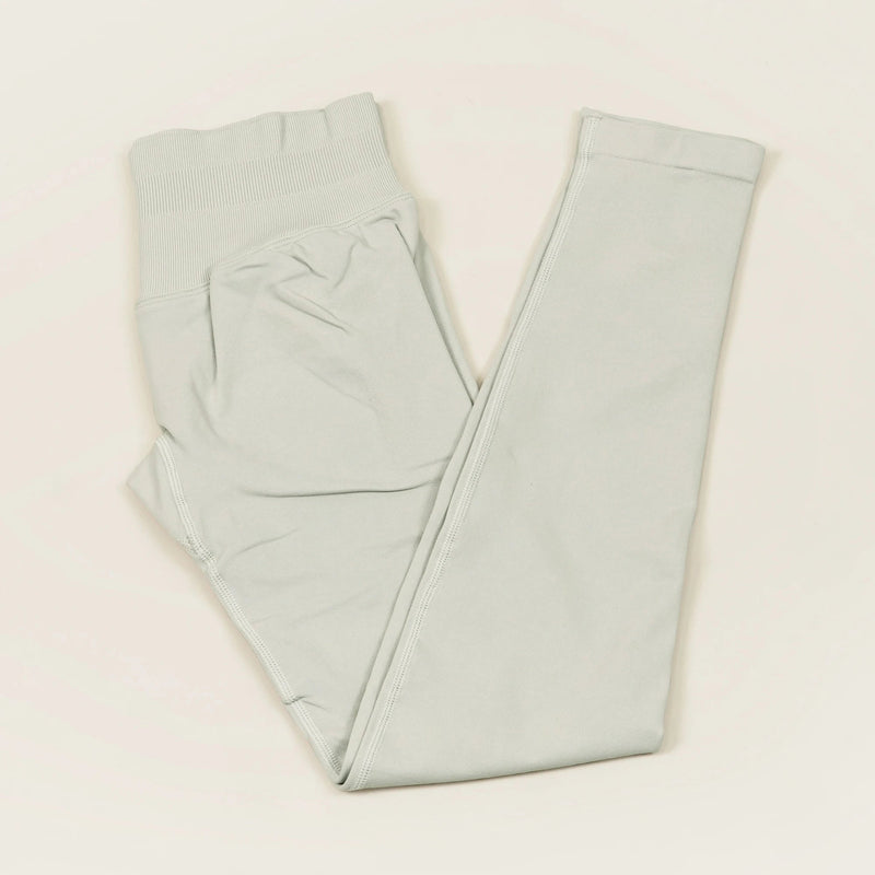 VEQKING Scrunch Butt Women Yoga Pants Seamless Sports Leggings Low Waist Gym Fitness Tights Quick Drying Fall Warm Workout Pants - FlyStore