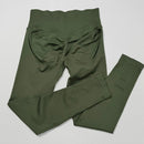 VEQKING Scrunch Butt Women Yoga Pants Seamless Sports Leggings Low Waist Gym Fitness Tights Quick Drying Fall Warm Workout Pants - FlyStore