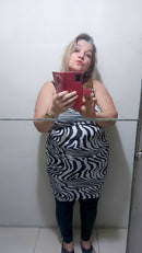 Vestido curto feminino xadrez tubinho de alcinha canelado moda blogueira - FlyStore